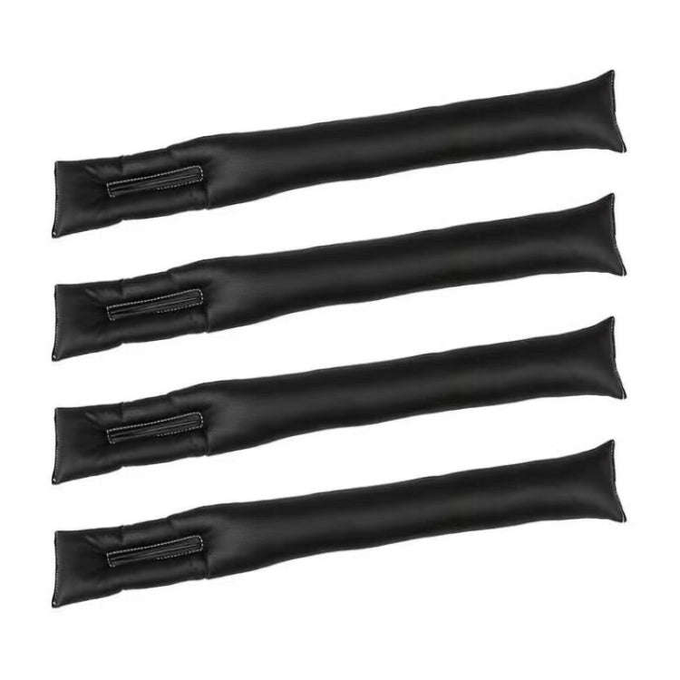4 PCS Car Styling Accessories Seat Gap Filler Leather Pad Spacer Protective Softer Bar Slot Plug ...
