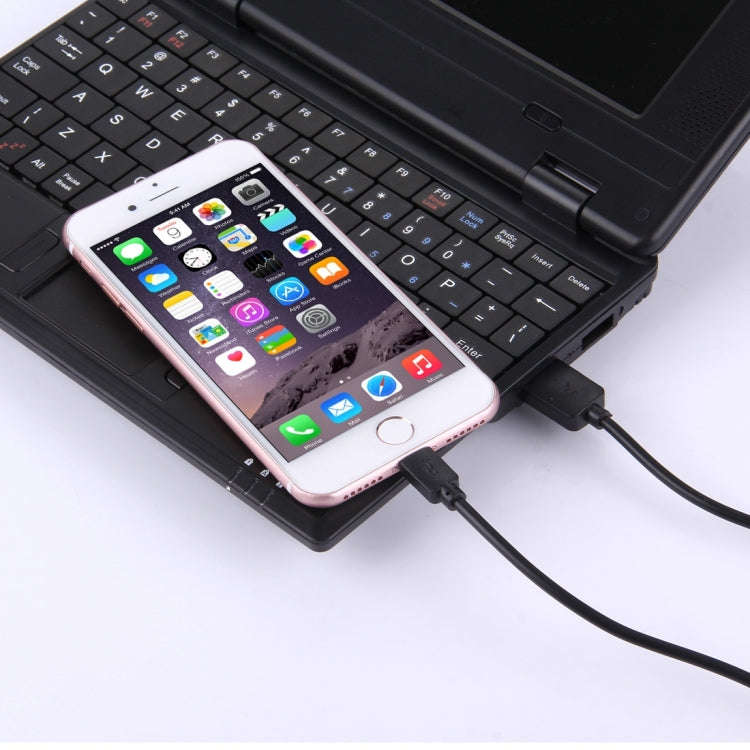 HAWEEL 1m High Speed 35 Cores 8 Pin to USB Sync Charging Cable for iPhone, iPad(Black)