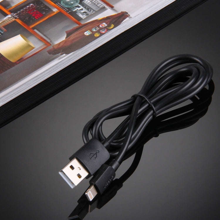 2 PCS HAWEEL 1m High Speed 8 pin to USB Sync and Charging Cable Kit for iPhone, iPad(Black)