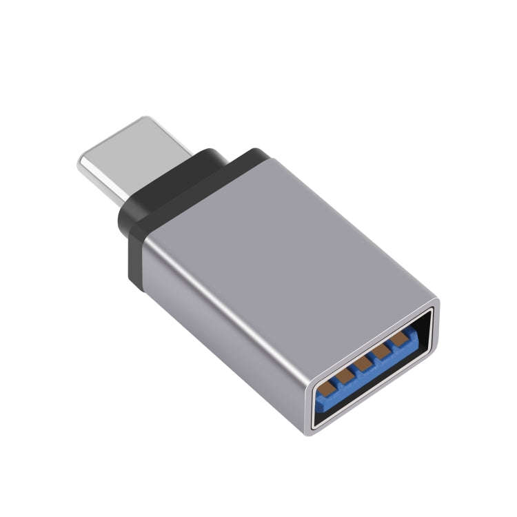 HAWEEL USB-C / Type-C Male to USB 3.0 Female OTG Data Transmission Adapter(Grey)