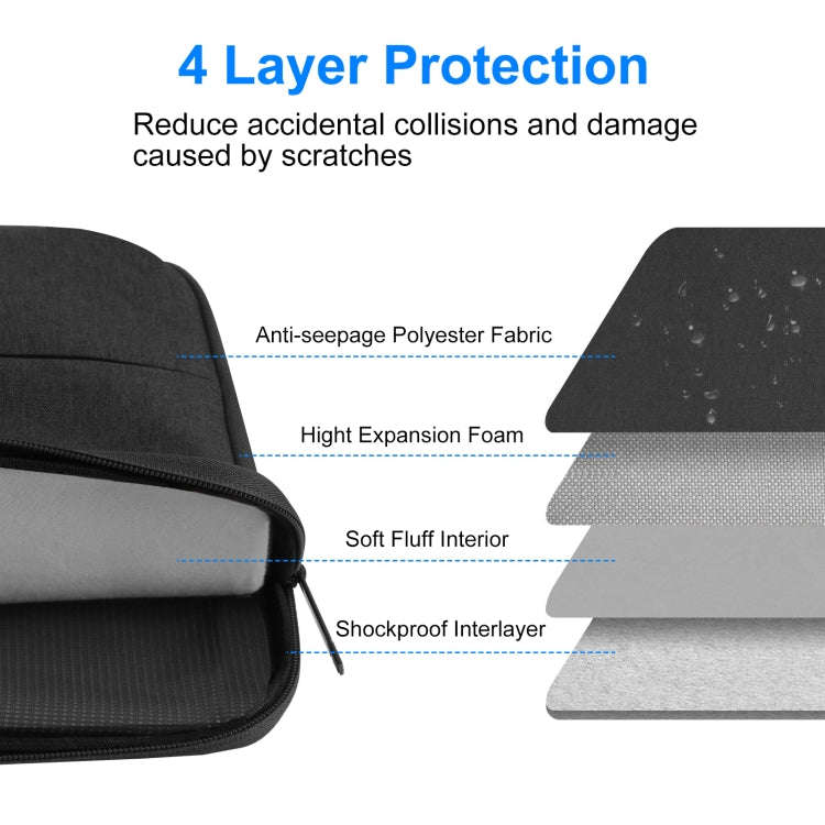 HAWEEL 13.0 inch Sleeve Case Zipper Briefcase Laptop Handbag For Macbook, Samsung, Lenovo Thinkpa...