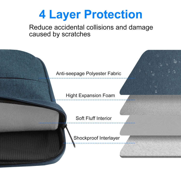 HAWEEL 13.0 inch Sleeve Case Zipper Briefcase Laptop Handbag For Macbook, Samsung, Lenovo Thinkpa...