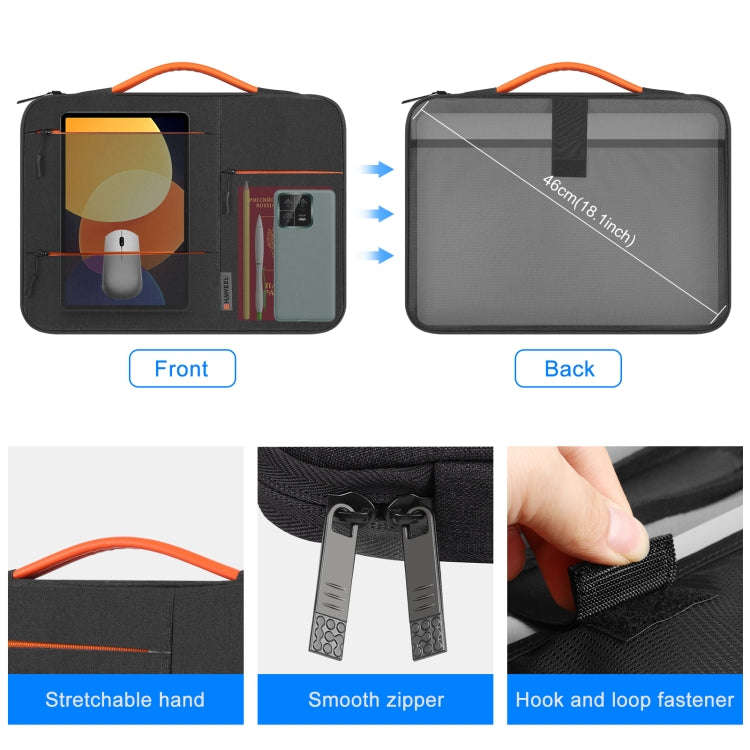 HAWEEL 15.0 inch Sleeve Case Zipper Briefcase Laptop Handbag For Macbook, Samsung, Lenovo Thinkpa...
