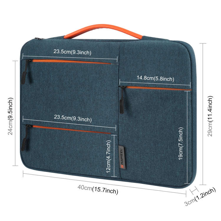 HAWEEL 15.0 inch Sleeve Case Zipper Briefcase Laptop Handbag For Macbook, Samsung, Lenovo Thinkpa...