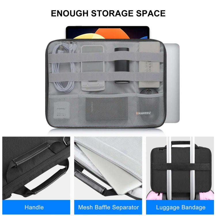 HAWEEL 13.0 inch-14.0 inch Briefcase Crossbody Laptop Bag For Macbook, Lenovo Thinkpad, ASUS, HP(...