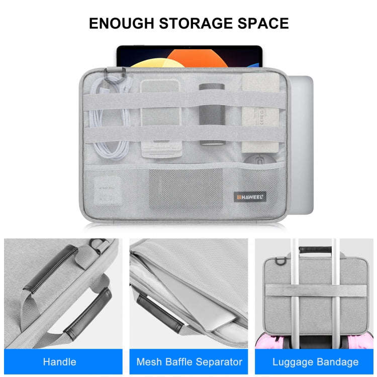 HAWEEL 13.0 inch-14.0 inch Briefcase Crossbody Laptop Bag For Macbook, Lenovo Thinkpad, ASUS, HP(...