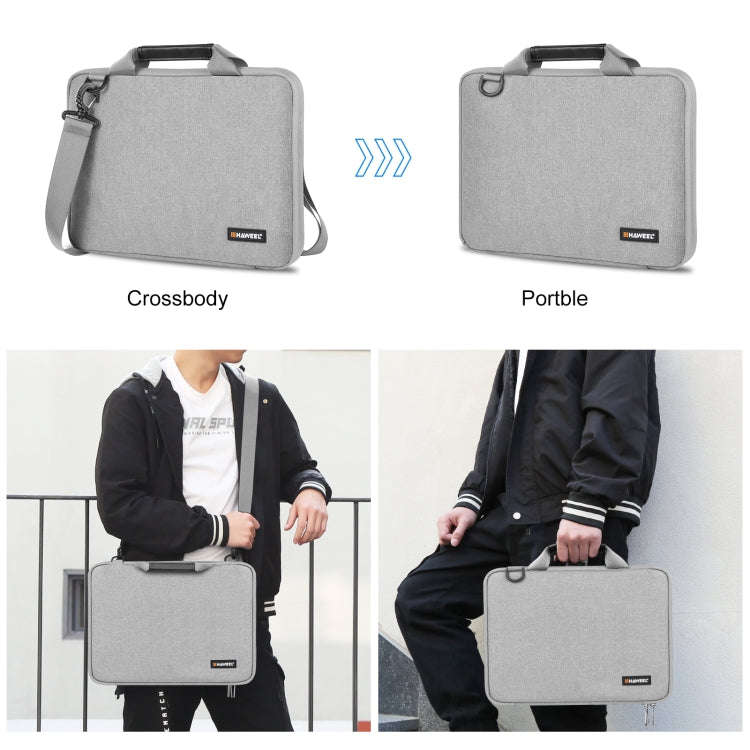 HAWEEL 13.0 inch-14.0 inch Briefcase Crossbody Laptop Bag For Macbook, Lenovo Thinkpad, ASUS, HP(...