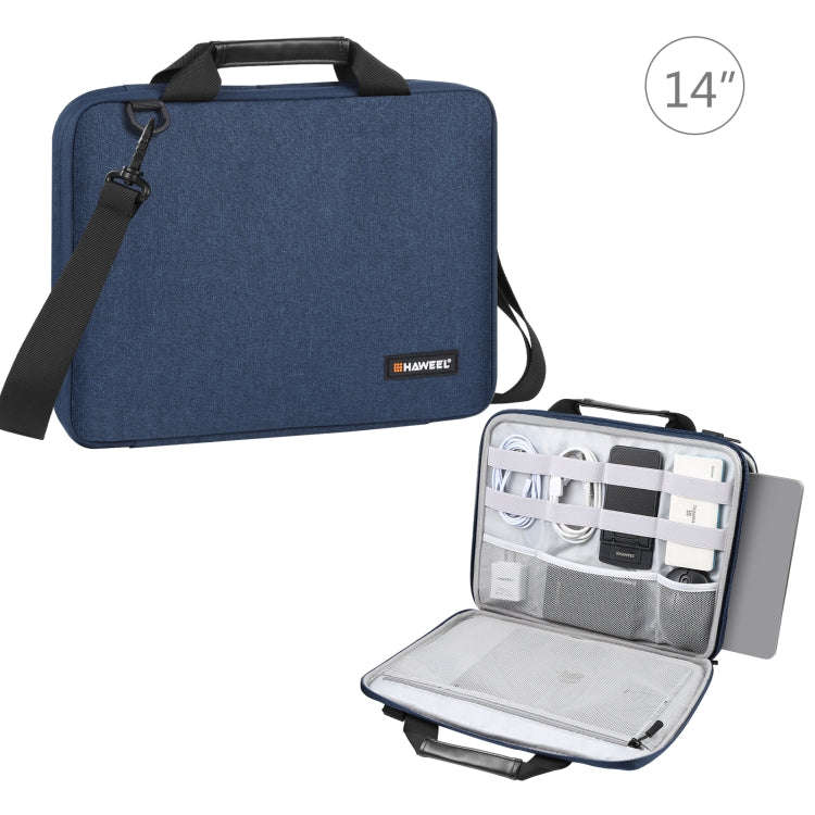 HAWEEL 13.0 inch-14.0 inch Briefcase Crossbody Laptop Bag For Macbook, Lenovo Thinkpad, ASUS, HP(...