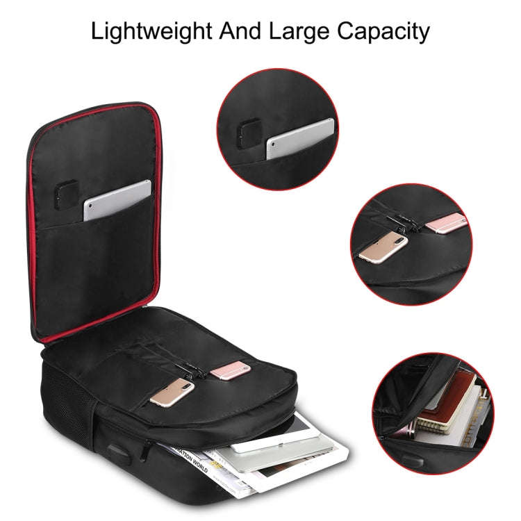 HAWEEL 14W Solar Panel Power Backpack Laptop Bag with Handle and 5V / 2.1A Max USB Charging Port(...