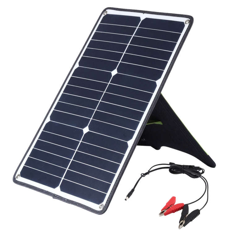 HAWEEL Portable 20W Monocrystalline Silicon Solar Power Panel Charger, with USB Port & Holder & T...