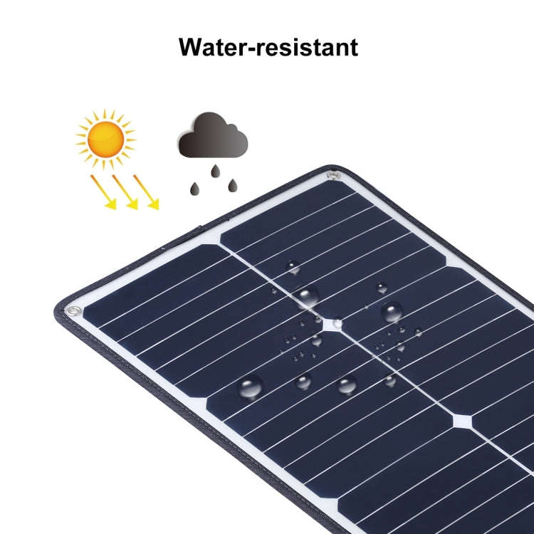 HAWEEL Portable 20W Monocrystalline Silicon Solar Power Panel Charger, with USB Port & Holder & T...