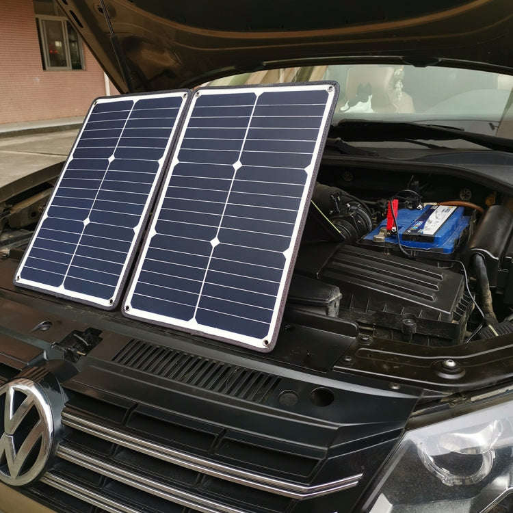 HAWEEL Portable 20W Monocrystalline Silicon Solar Power Panel Charger, with USB Port & Holder & T...