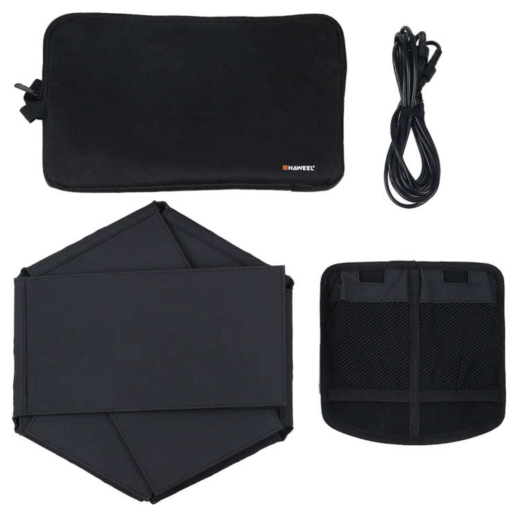 HAWEEL 42W Foldable Umbrella Top Solar Panel Charger with 5V 3.0A Max Dual USB Ports, Support QC3...