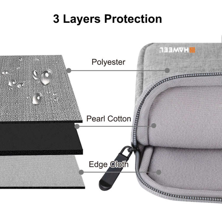 HAWEEL 13.0 inch Sleeve Case Zipper Briefcase Laptop Carrying Bag, For Macbook, Samsung, Lenovo, ...