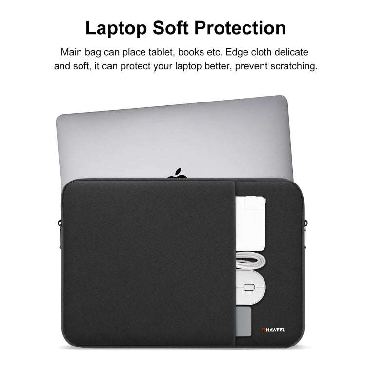 HAWEEL 15.0 inch Sleeve Case Zipper Briefcase Laptop Carrying Bag, For Macbook, Samsung, Lenovo, ...
