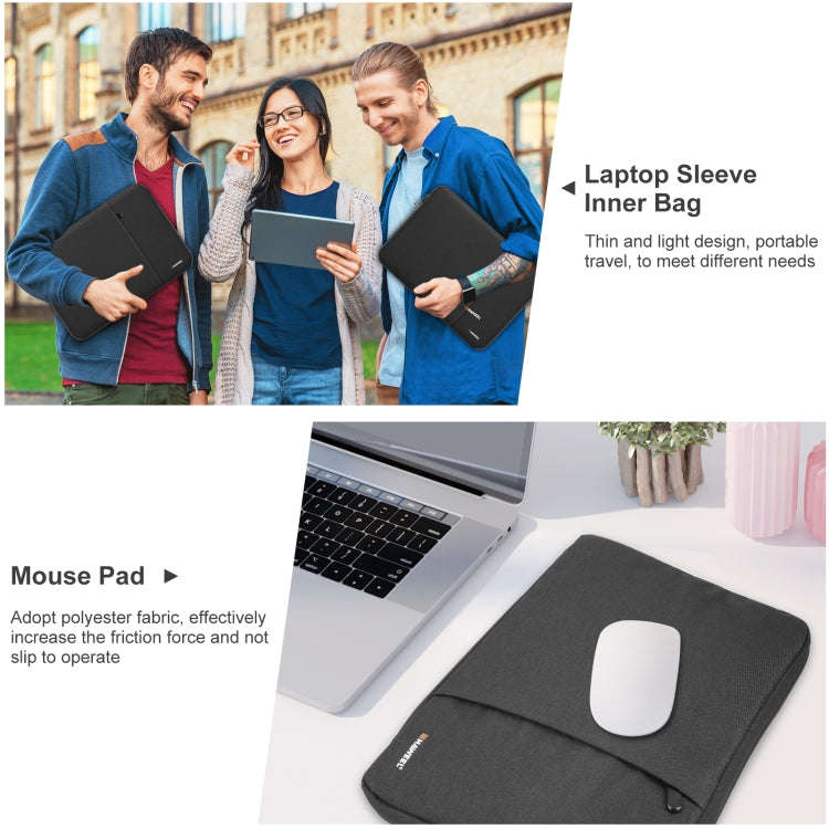 HAWEEL 15.0 inch Sleeve Case Zipper Briefcase Laptop Carrying Bag, For Macbook, Samsung, Lenovo, ...