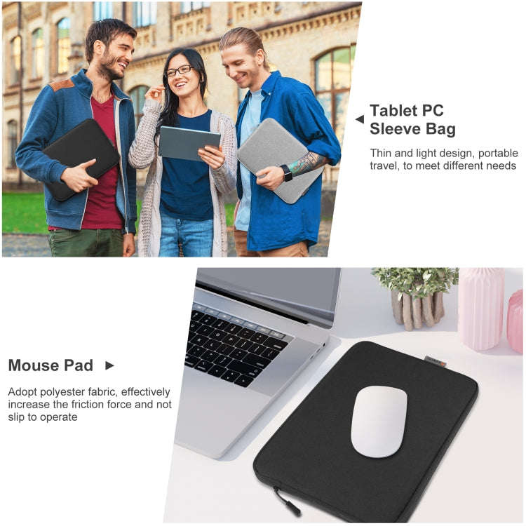 HAWEEL 11 inch Tablet Sleeve Case Zipper Briefcase Bag for 9.7-11.0 inch Tablets(Black)