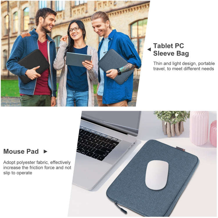 HAWEEL 11 inch Tablet Sleeve Case Zipper Briefcase Bag for 9.7-11.0 inch Tablets(Dark Blue)