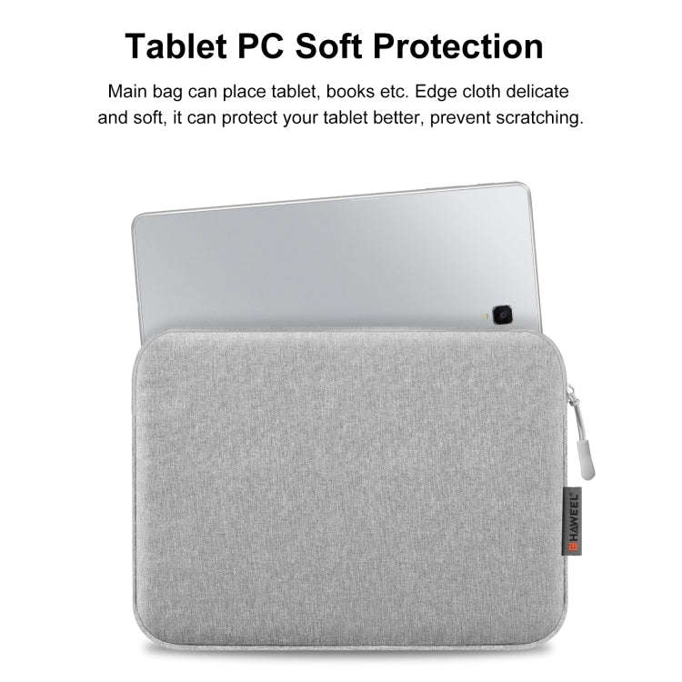 HAWEEL 11 inch Tablet Sleeve Case Zipper Briefcase Bag for 9.7-11.0 inch Tablets(Grey)