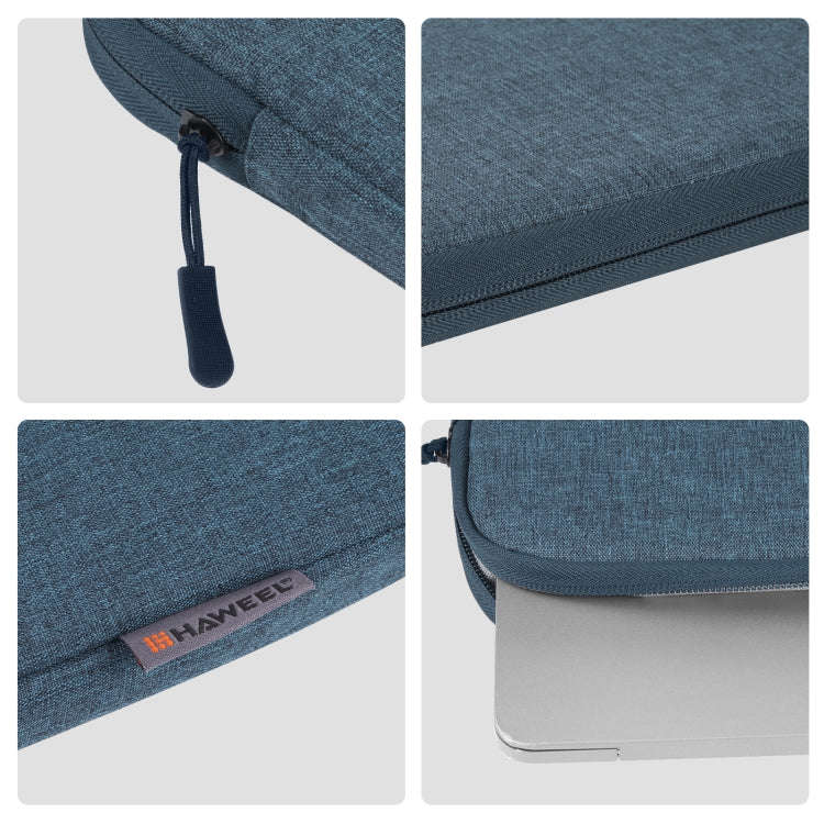 HAWEEL 13 inch Laptop Sleeve Case Zipper Briefcase Bag for 12.5-13.5 inch Laptop(Dark Blue)