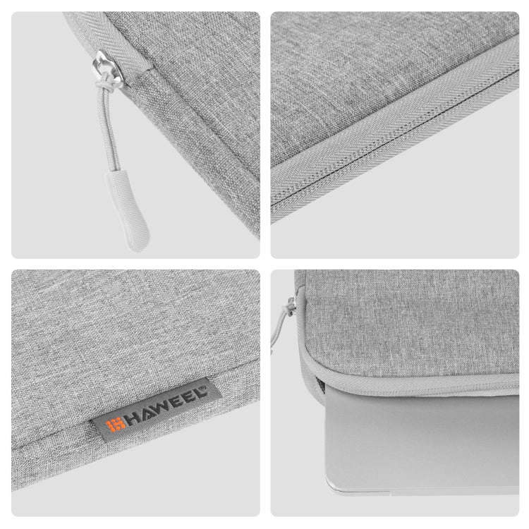 HAWEEL 15 inch Laptop Sleeve Case Zipper Briefcase Bag for 14-15 inch Laptop(Grey)