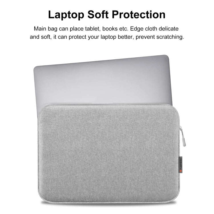HAWEEL 15 inch Laptop Sleeve Case Zipper Briefcase Bag for 14-15 inch Laptop(Grey)