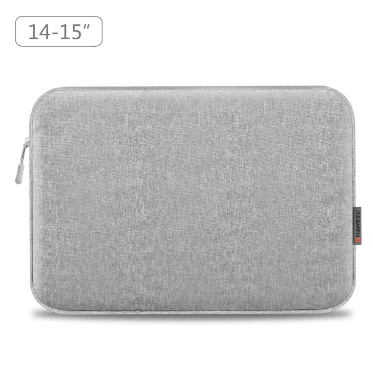 HAWEEL 15 inch Laptop Sleeve Case Zipper Briefcase Bag for 14-15 inch Laptop(Grey)