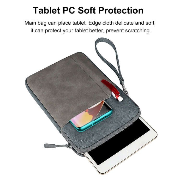 HAWEEL Splash-proof Pouch Sleeve Tablet Bag for iPad mini, 7.9-8.4 inch Tablets(Grey)
