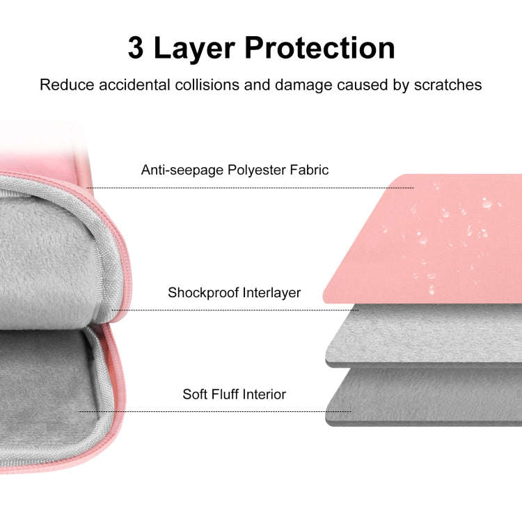 HAWEEL Splash-proof Pouch Sleeve Tablet Bag for iPad, 9.7 -11 inch Tablets(Pink)