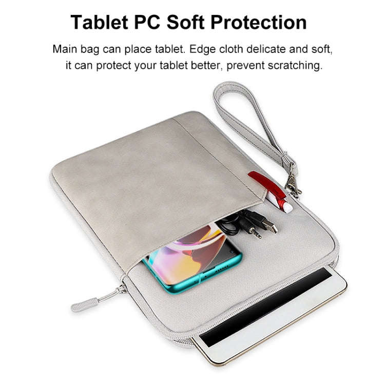 HAWEEL Splash-proof Pouch Sleeve Tablet Bag for iPad, 9.7 -11 inch Tablets(Light Grey)