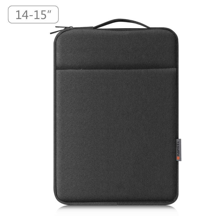 HAWEEL Laptop Sleeve Case Zipper Briefcase Bag with Handle for 14-15 inch Laptop (Black)