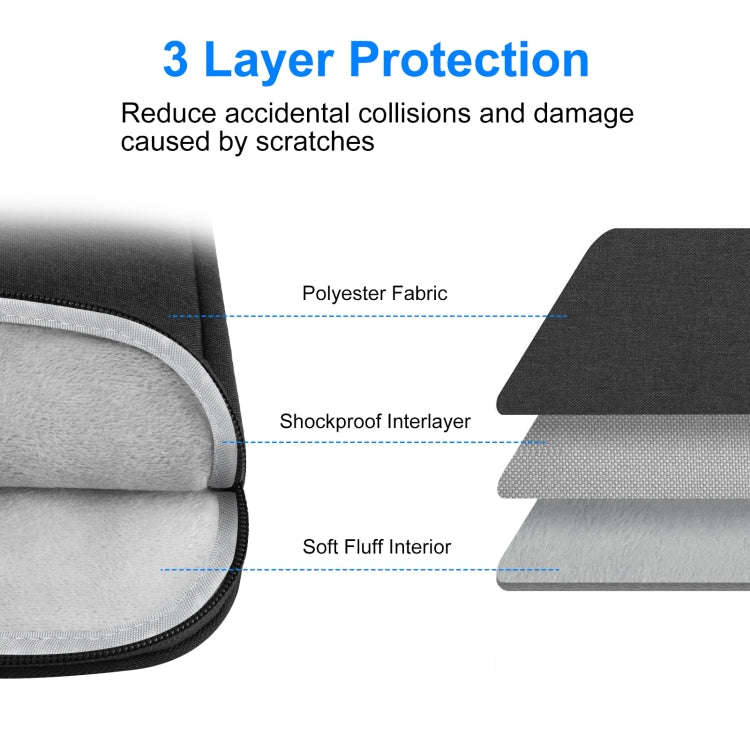 HAWEEL Laptop Sleeve Case Zipper Briefcase Bag with Handle for 14-15 inch Laptop (Black)