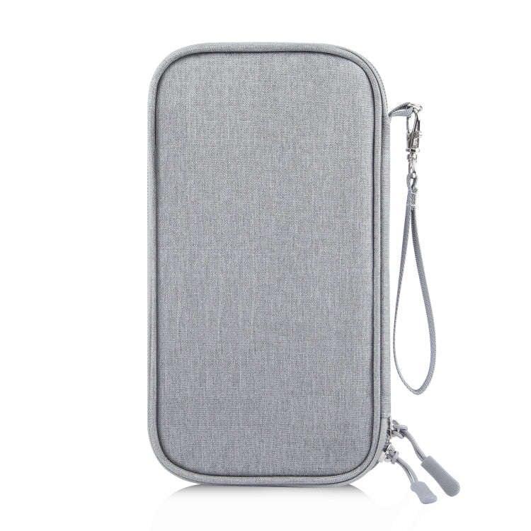 HAWEEL Clutch Bag Passport Wallet Document Organizer Credit Cards Case Bag (Grey)