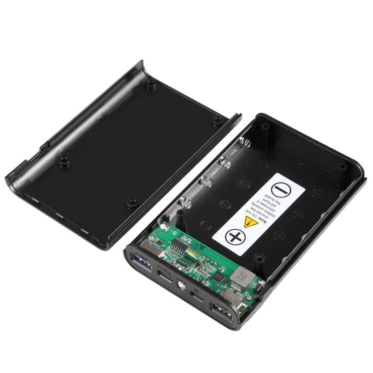 HAWEEL DIY 4x 18650 Battery (Not Included) 12000mAh Dual-way QC Charger Power Bank Shell Box with...