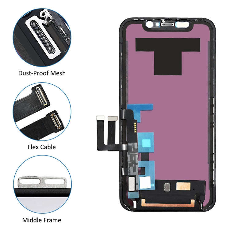 For iPhone 11 Original LCD Screen (Black)