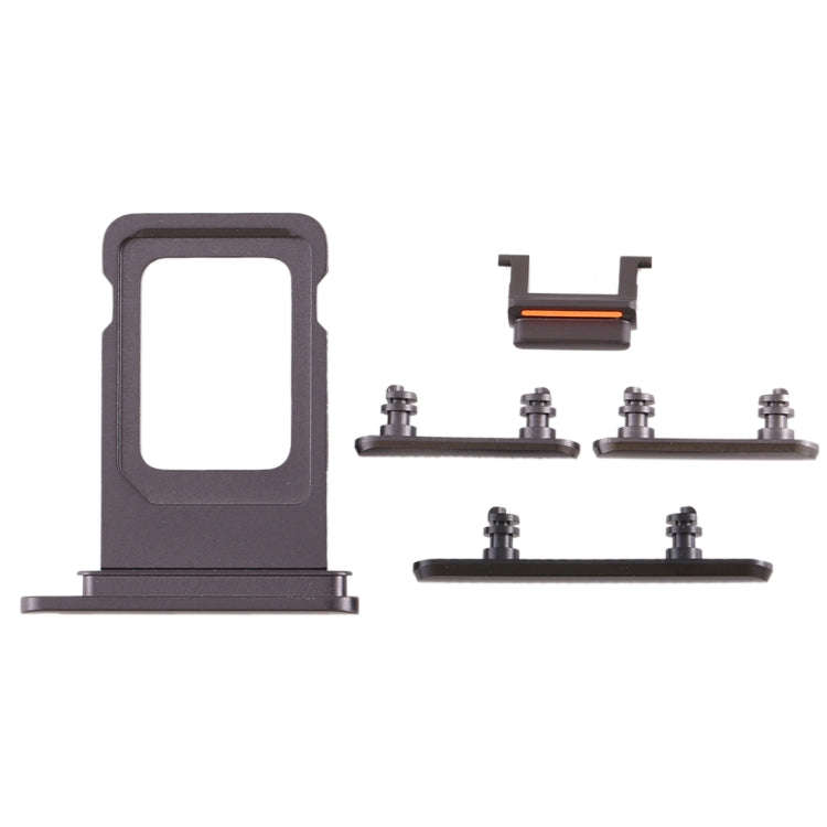 SIM Card Tray + Side Key for iPhone 11(Black)