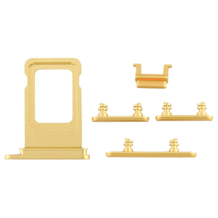 SIM Card Tray + Side Key for iPhone 11(Yellow)