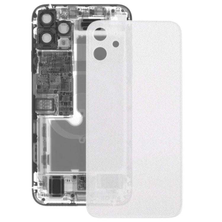 Transparent Frosted Glass Battery Back Cover for iPhone 11(Transparent)