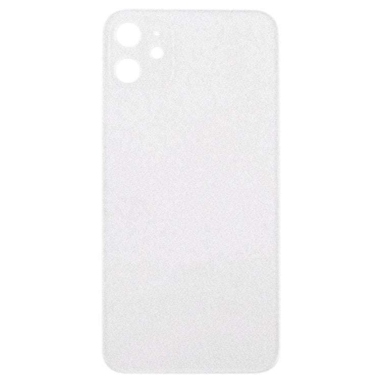 Transparent Frosted Glass Battery Back Cover for iPhone 11(Transparent)
