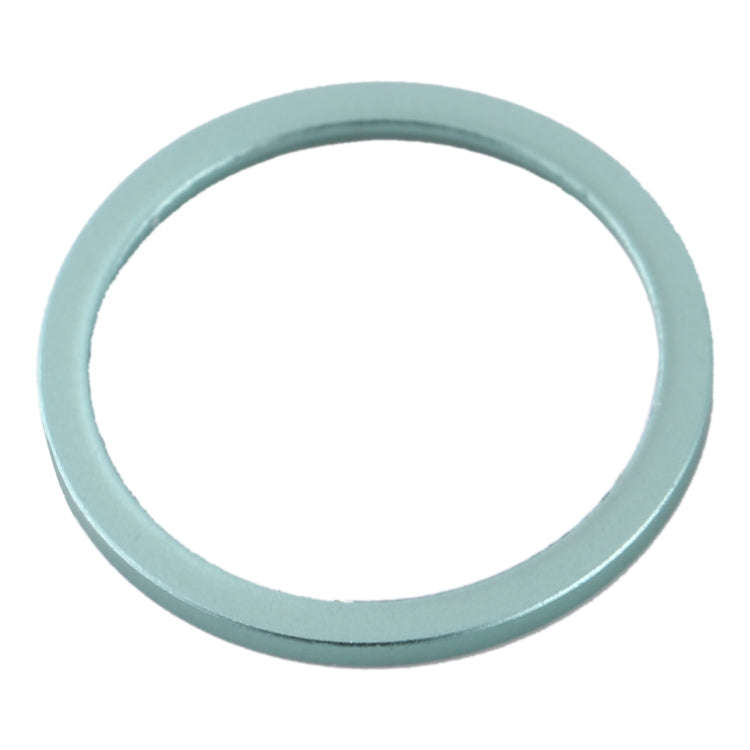 2 PCS Rear Camera Glass Lens Metal Protector Hoop Ring for iPhone 11(Green)