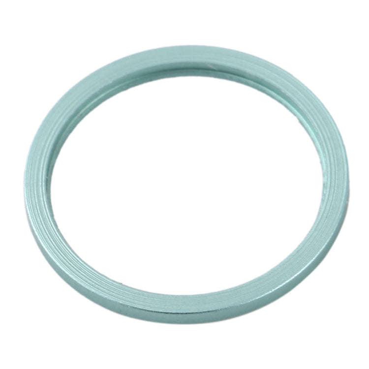2 PCS Rear Camera Glass Lens Metal Protector Hoop Ring for iPhone 11(Green)