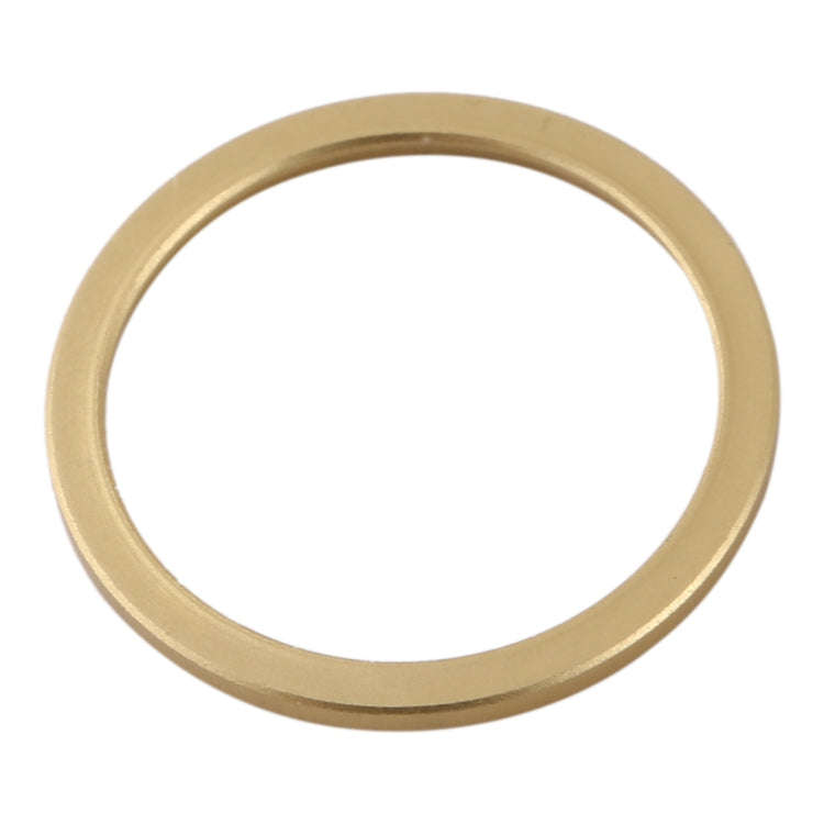 2 PCS Rear Camera Glass Lens Metal Protector Hoop Ring for iPhone 11(Gold)