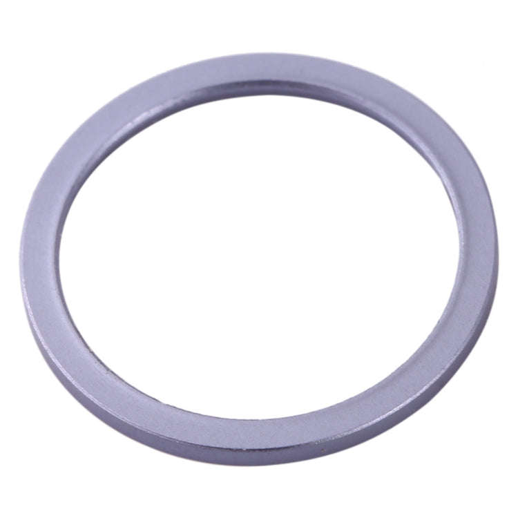 2 PCS Rear Camera Glass Lens Metal Protector Hoop Ring for iPhone 11(Purple)