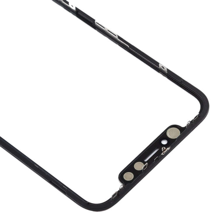 Front Screen Outer Glass Lens with Frame & OCA Optically Clear Adhesive for iPhone 11(Black)