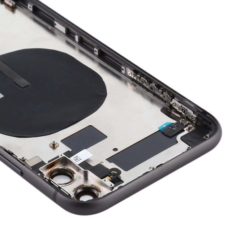 Battery Back Cover (with Side Keys & Card Tray & Power + Volume Flex Cable & Wireless Charging Mo...
