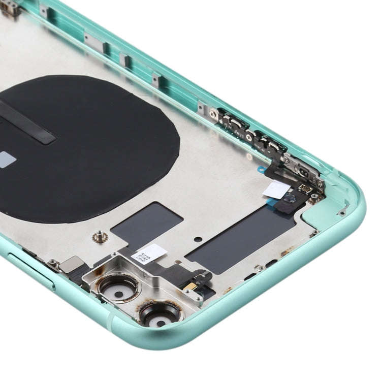 Battery Back Cover (with Side Keys & Card Tray & Power + Volume Flex Cable & Wireless Charging Mo...