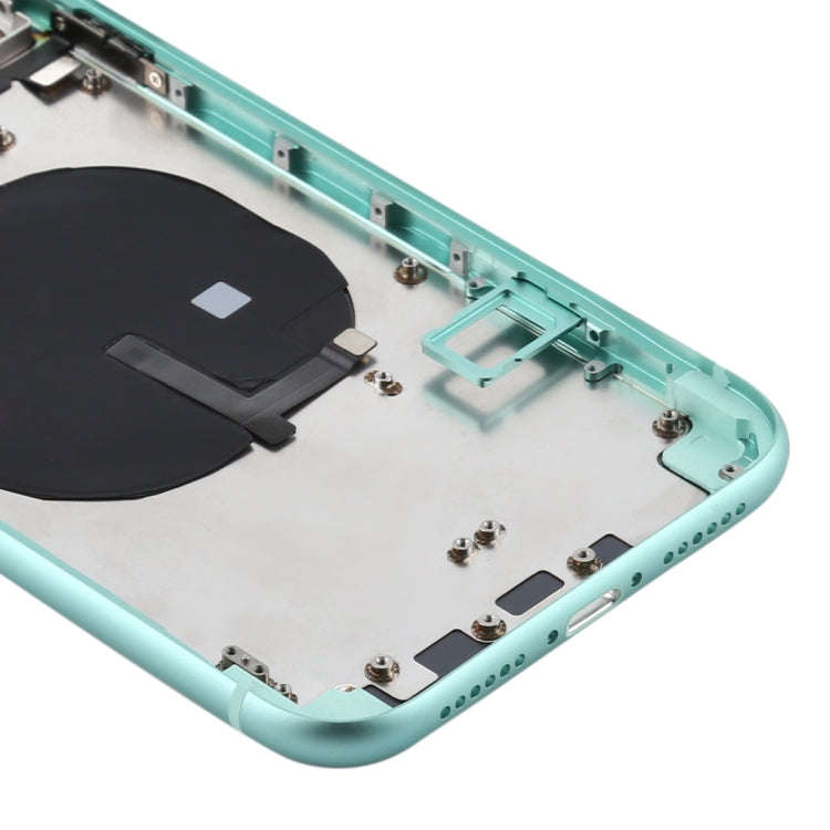 Battery Back Cover (with Side Keys & Card Tray & Power + Volume Flex Cable & Wireless Charging Mo...