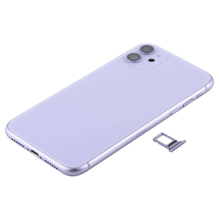 Battery Back Cover (with Side Keys & Card Tray & Power + Volume Flex Cable & Wireless Charging Mo...