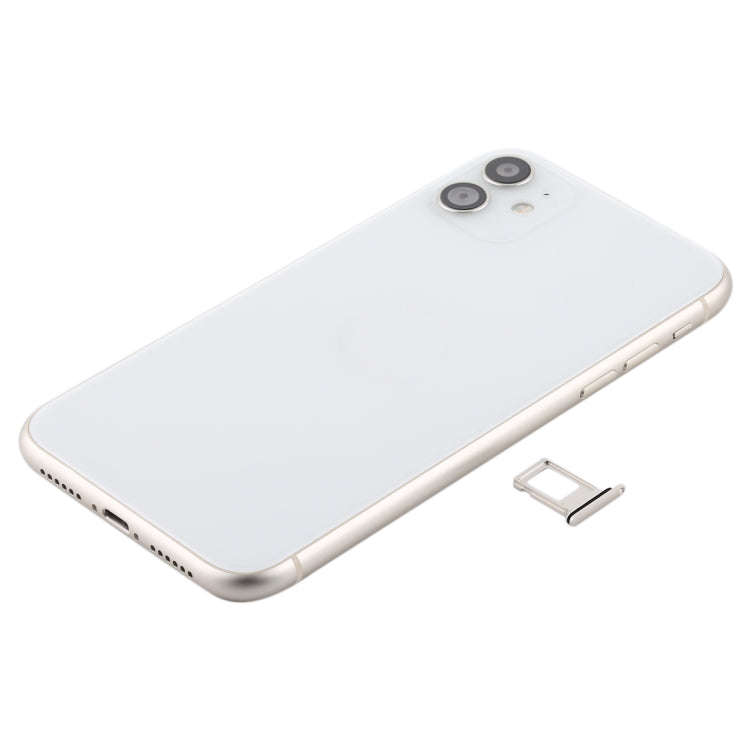 Battery Back Cover (with Side Keys & Card Tray & Power + Volume Flex Cable & Wireless Charging Mo...