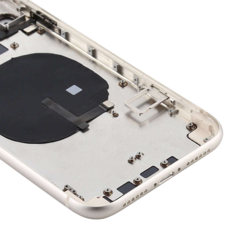 Battery Back Cover (with Side Keys & Card Tray & Power + Volume Flex Cable & Wireless Charging Mo...